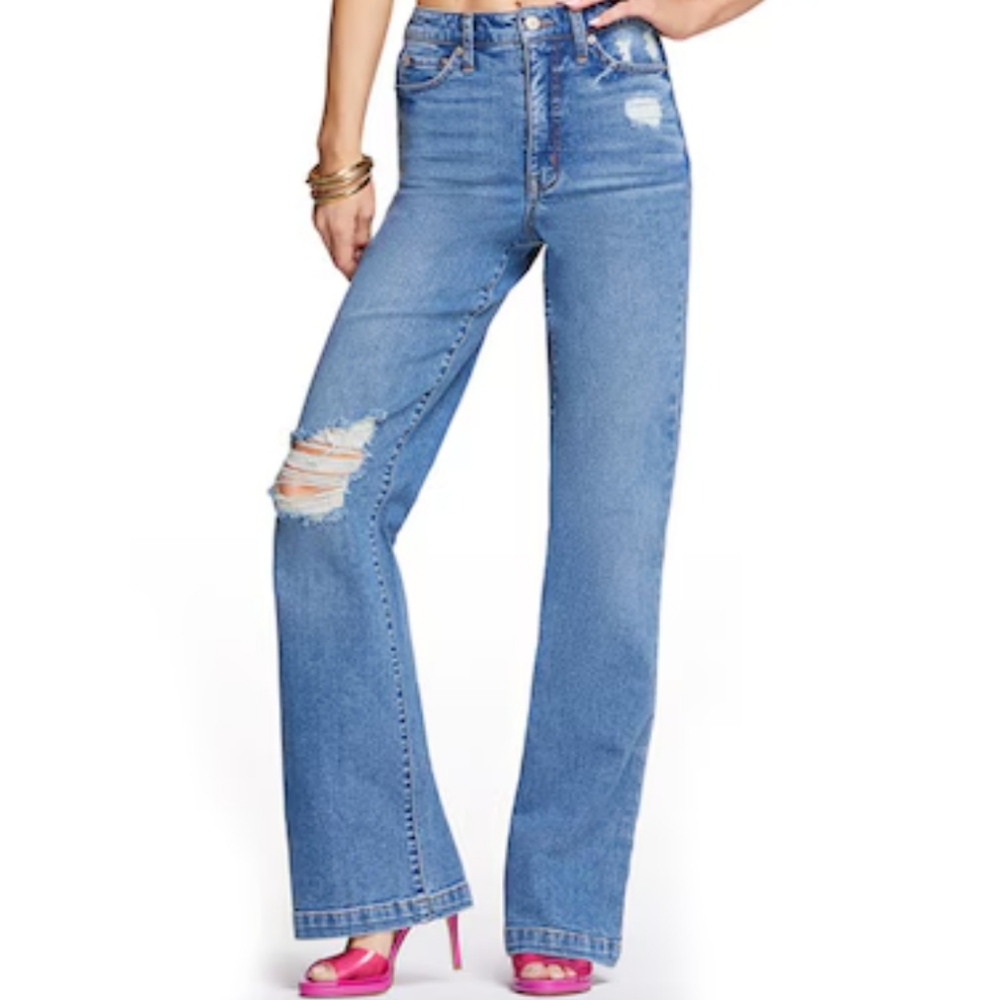 Jessica Simpson Tease High Rise Wide Leg Jean